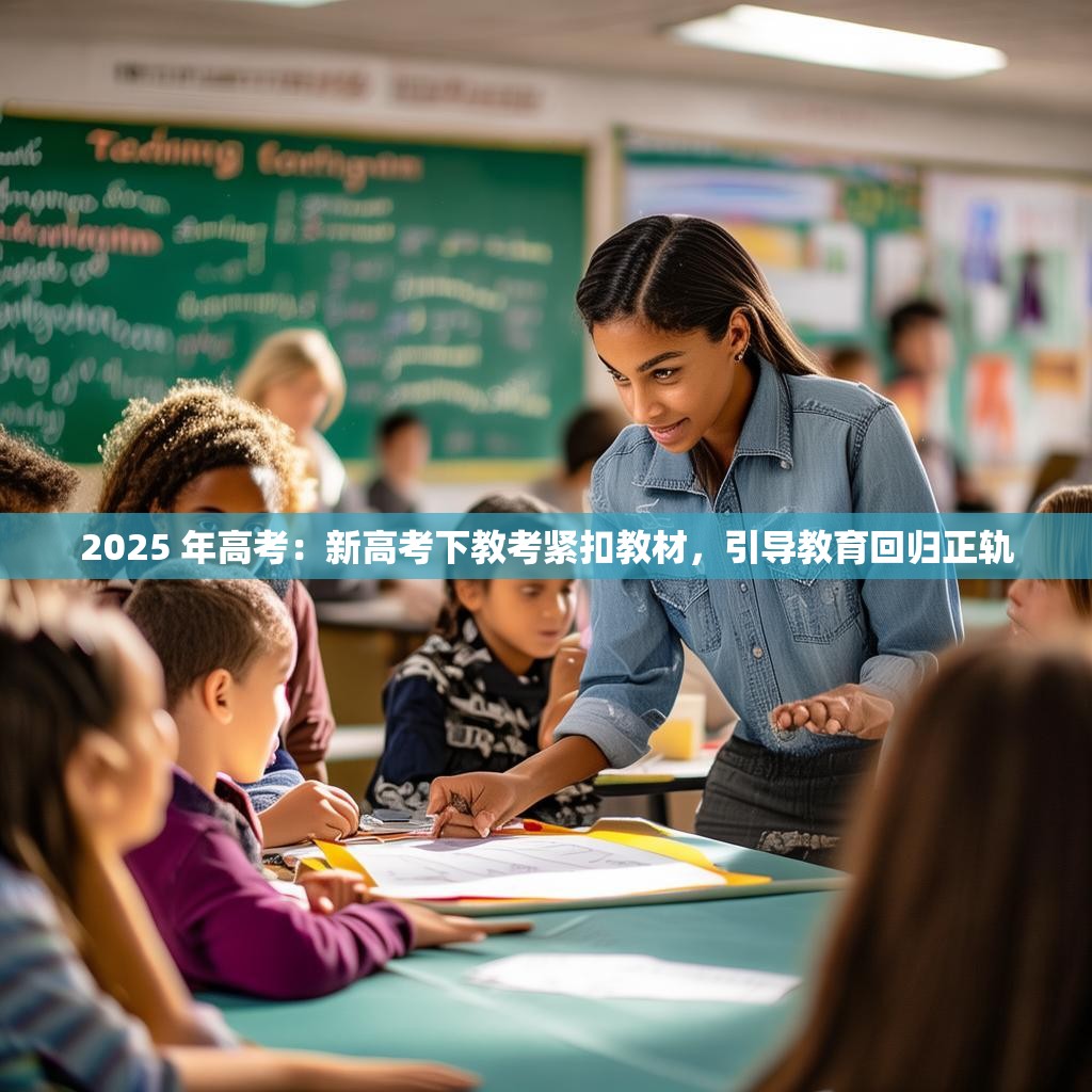 2025 年高考:新高考下教考紧扣教材,引导教育回归正轨