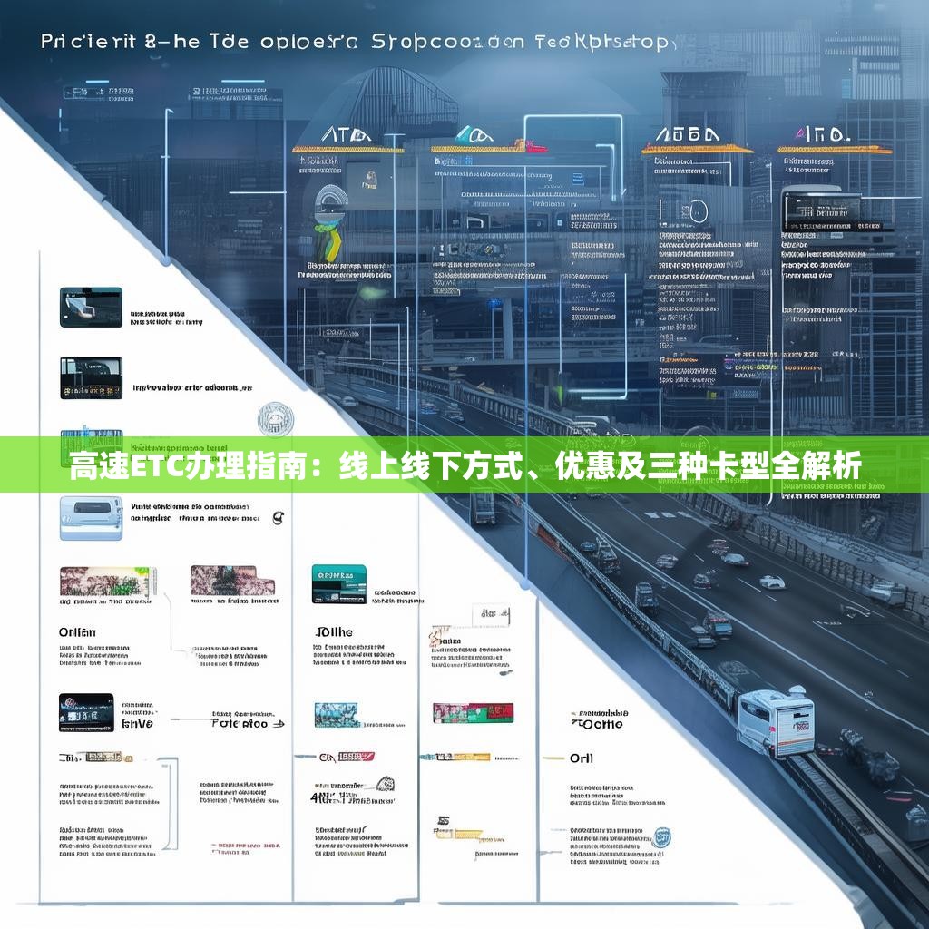 高速ETC办理指南:线上线下方式、优惠及三种卡型全解析