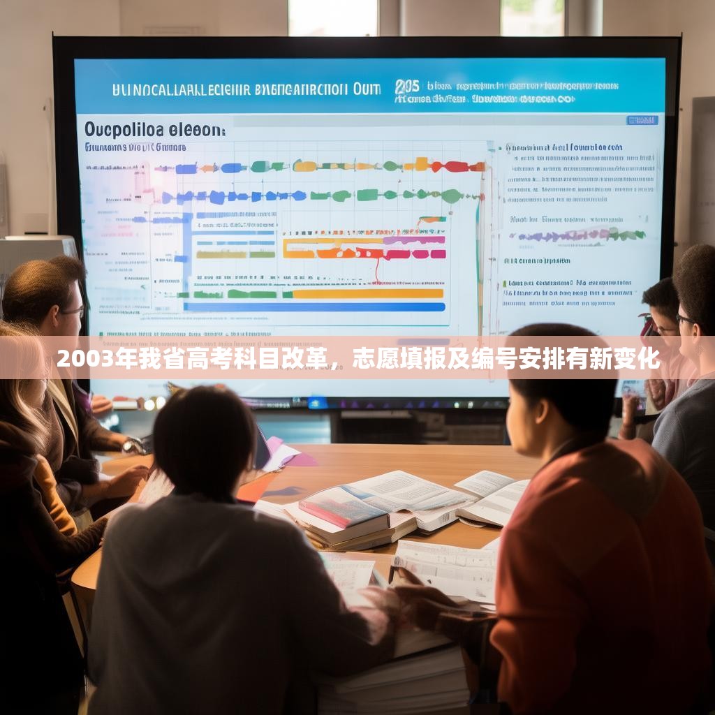 2003年我省高考科目改革,志愿填报及编号安排有新变化