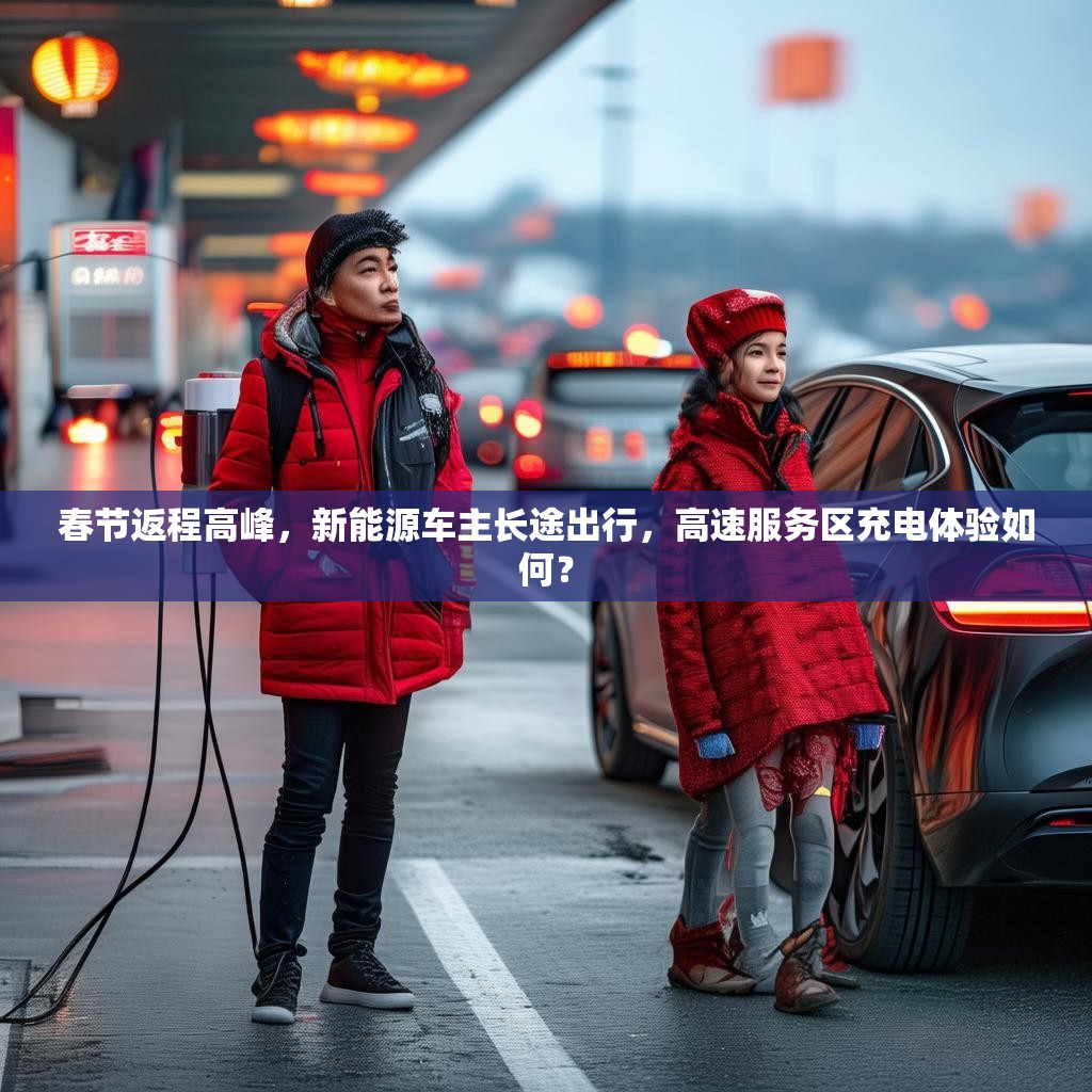 春节返程高峰,新能源车主长途出行,高速服务区充电体验如何?