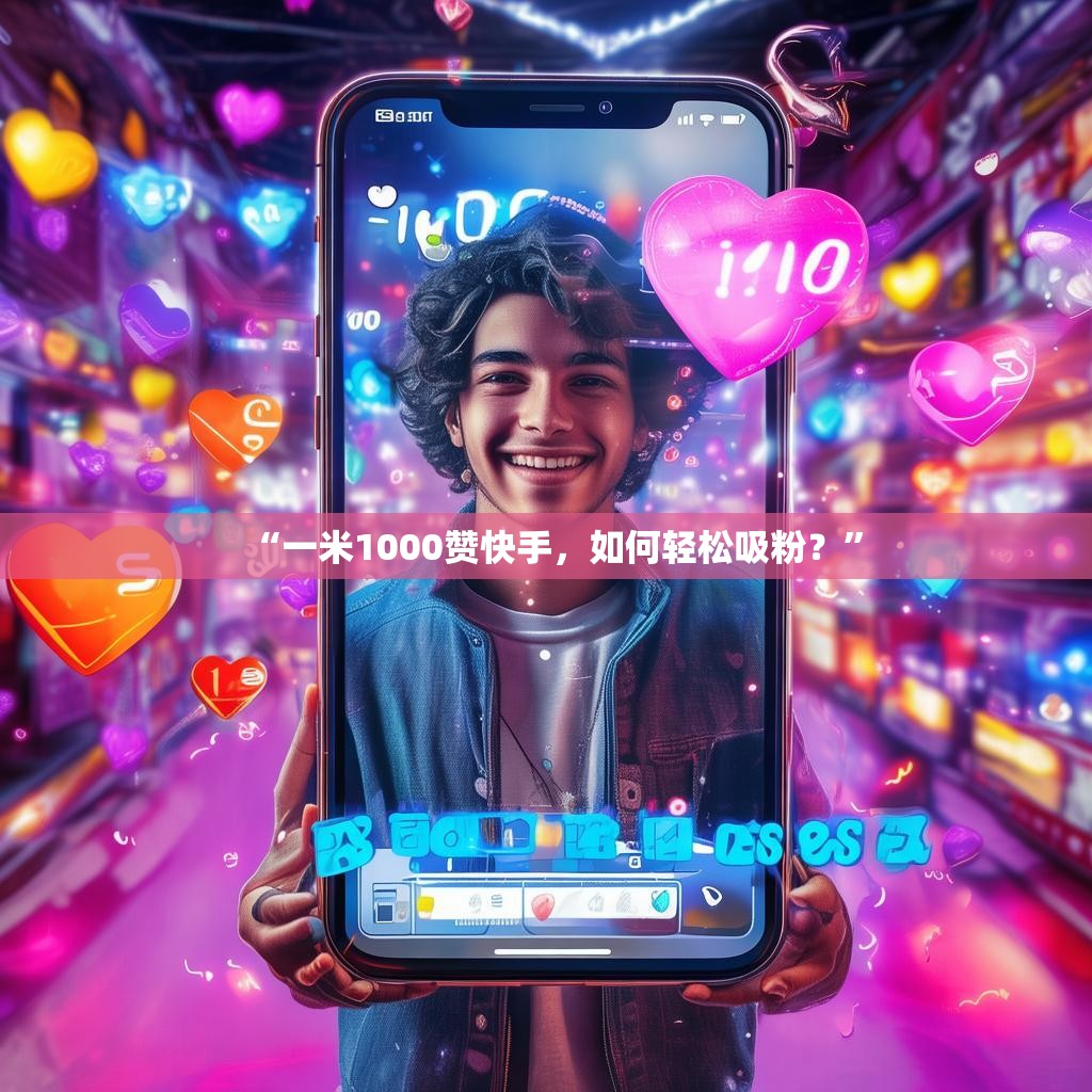 “一米1000赞<strong><mark>快手</mark></strong>，如何轻松吸粉？”