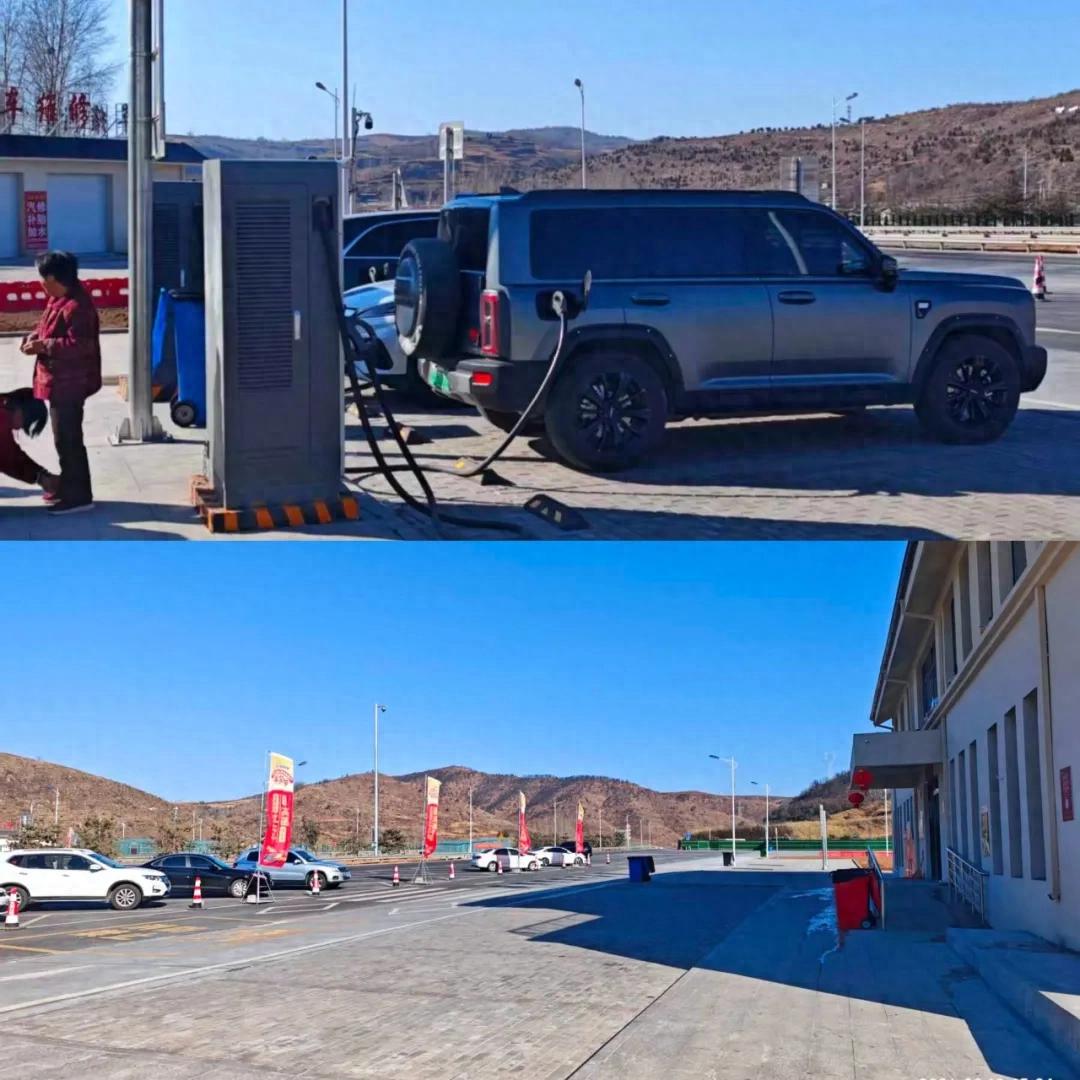 春节高速服务区现怪象：充电桩猛增，燃油车加油难