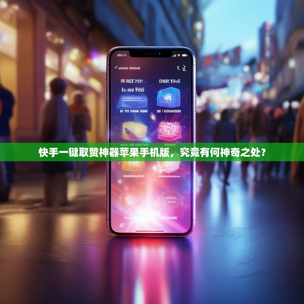 快手一键取赞神器苹果手机版，究竟有何神奇之处？