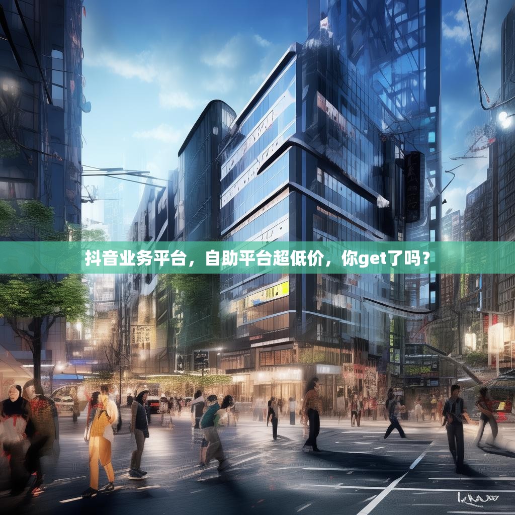 抖音业务平台,自助平台超低价,你get了吗?