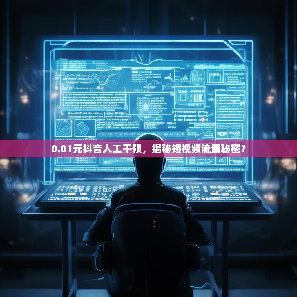 0.01元抖音人工干预,揭秘短视频流量秘密?
