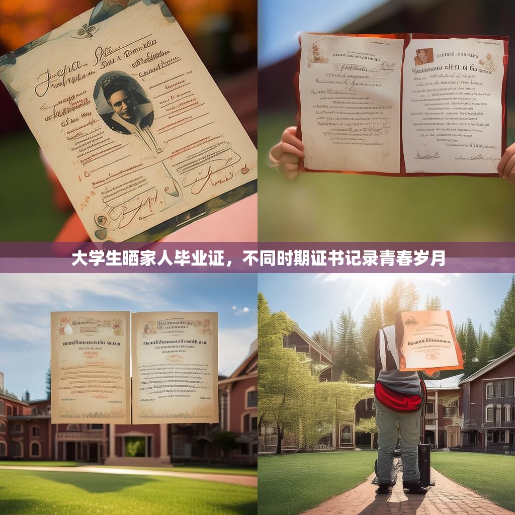 大学生晒家人毕业证，不同时期证书记录青春岁月