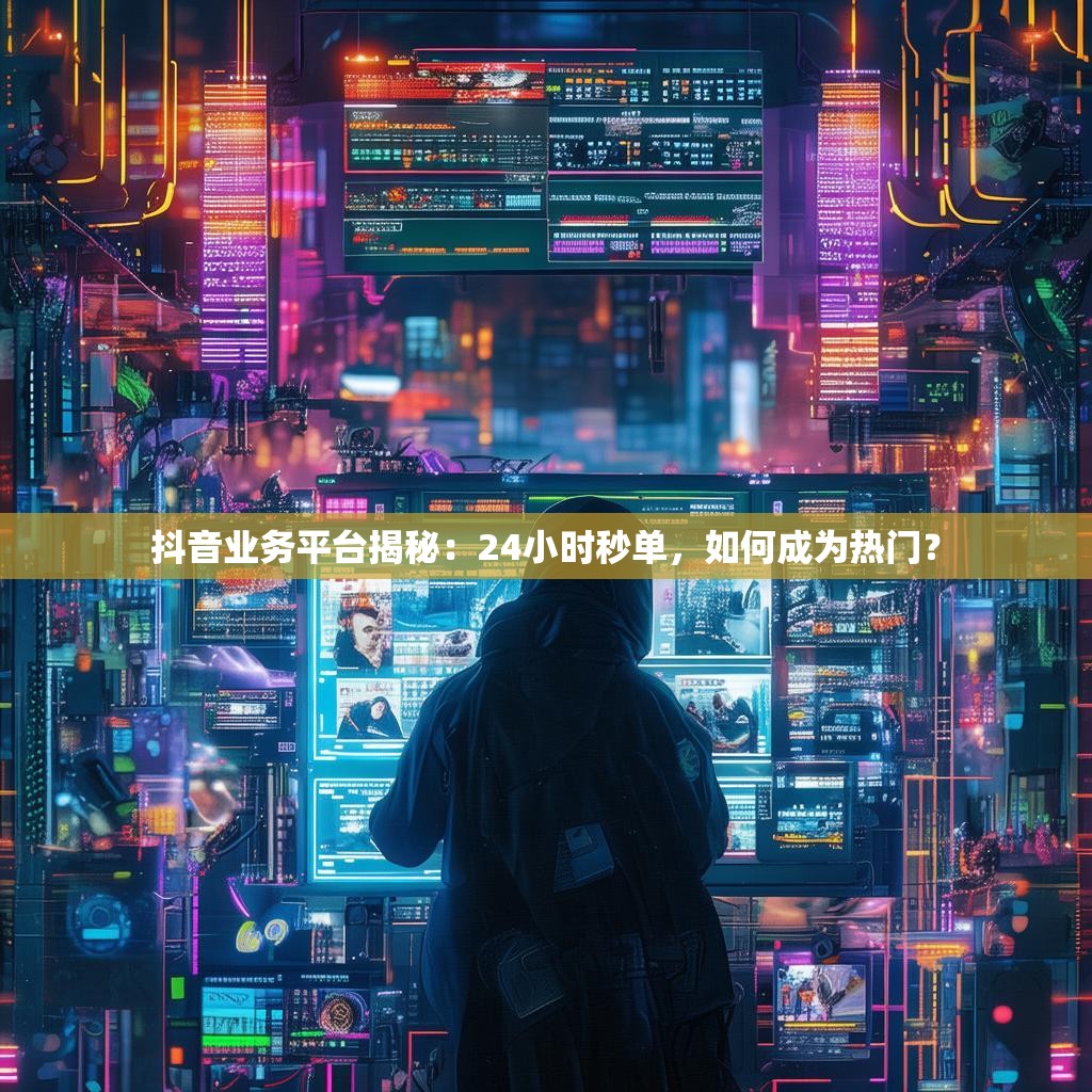 抖音业务平台揭秘：24小时秒单，如何成为热门？
