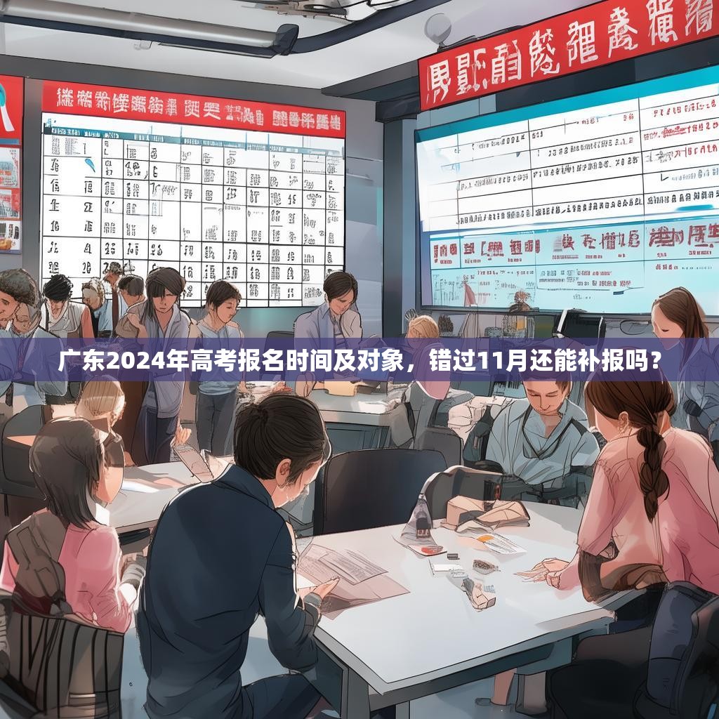 广东2024年高考报名时间及对象，错过11月还能补报吗？