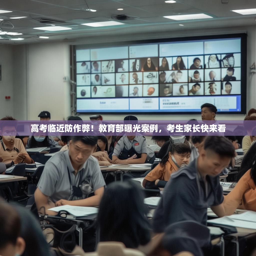 高考临近防作弊！教育部曝光案例，考生家长快来看