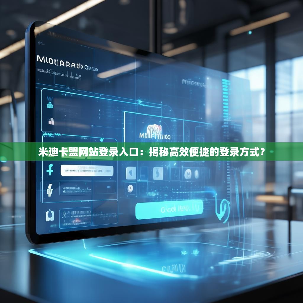 米迪卡盟<strong><mark>网站</mark></strong>登录入口：揭秘高效便捷的登录方式？