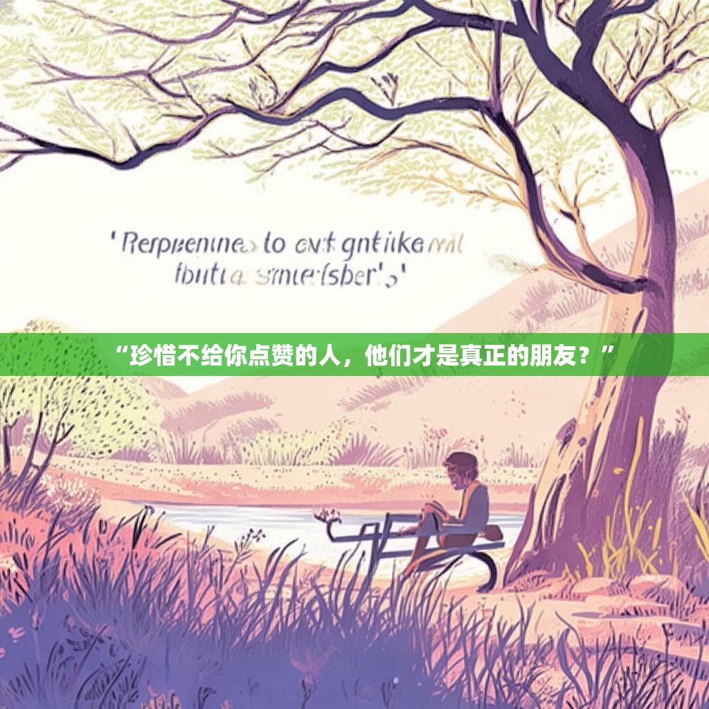 “珍惜不给你点赞的人,他们才是真正的朋友?”