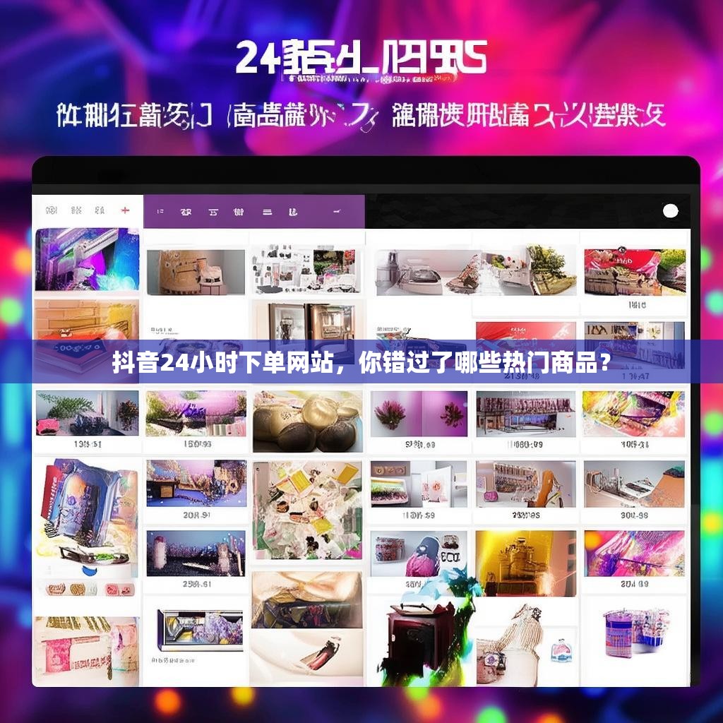 抖音24小时下单网站，你错过了哪些热门商品？