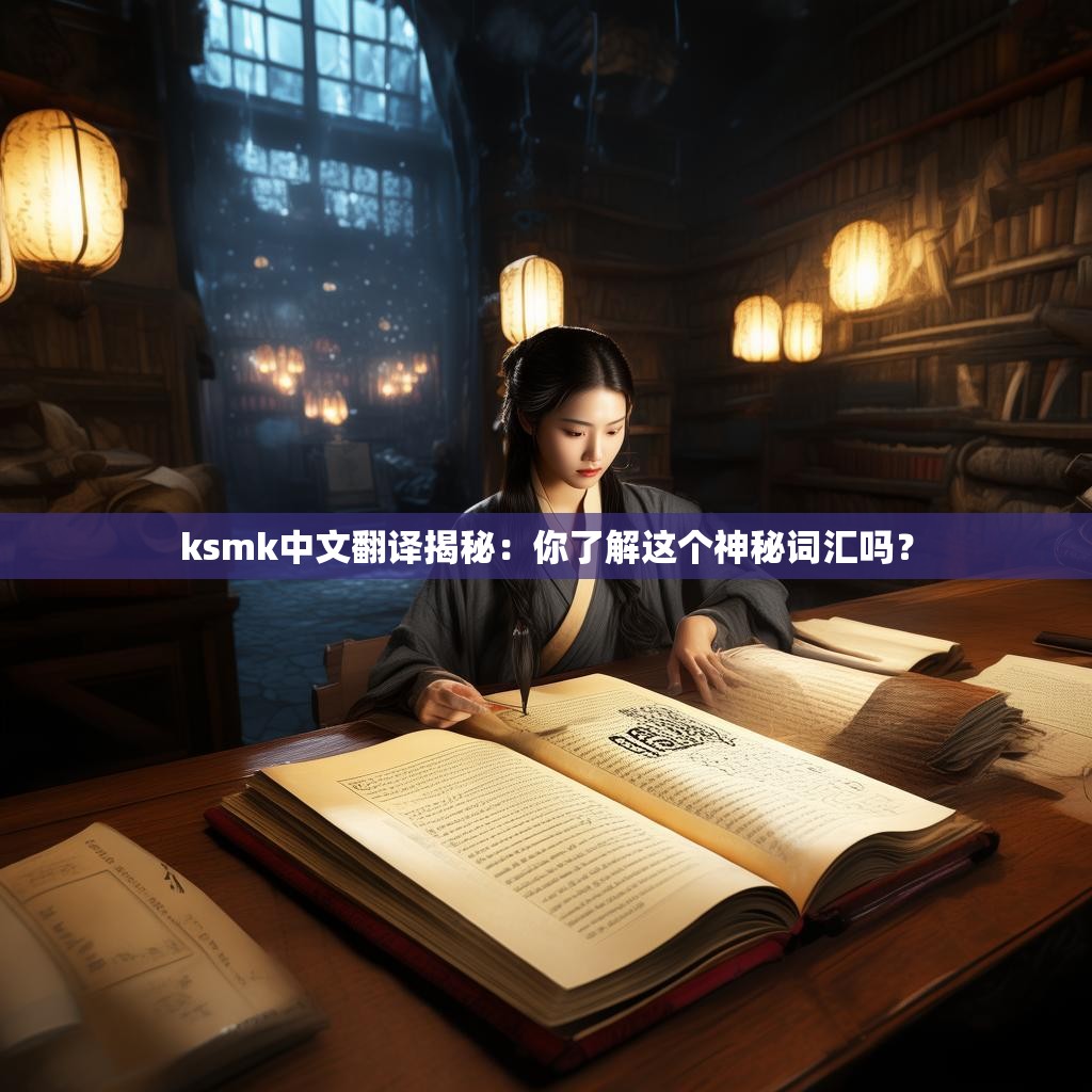 ksmk中文翻译揭秘：你了解这个神秘词汇吗？