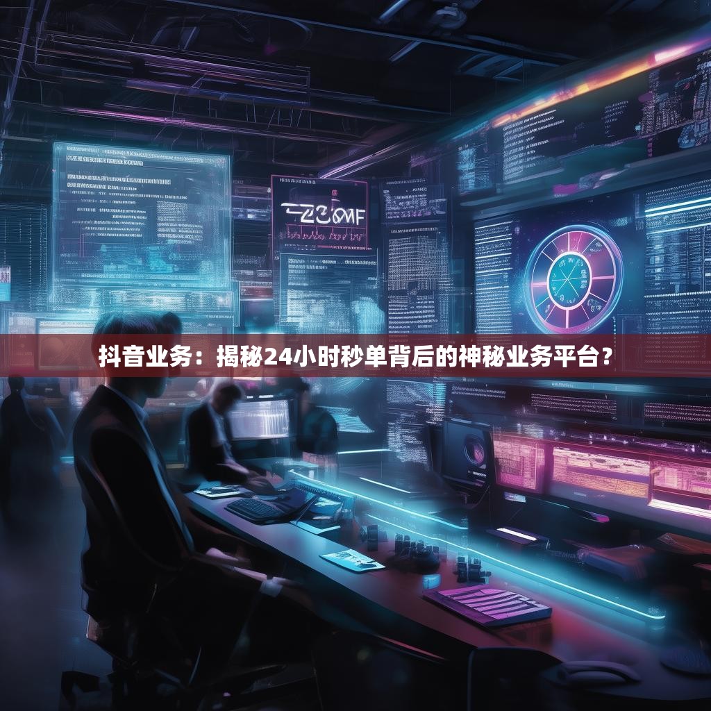 抖音业务：揭秘24小时秒单背后的神秘业务平台？