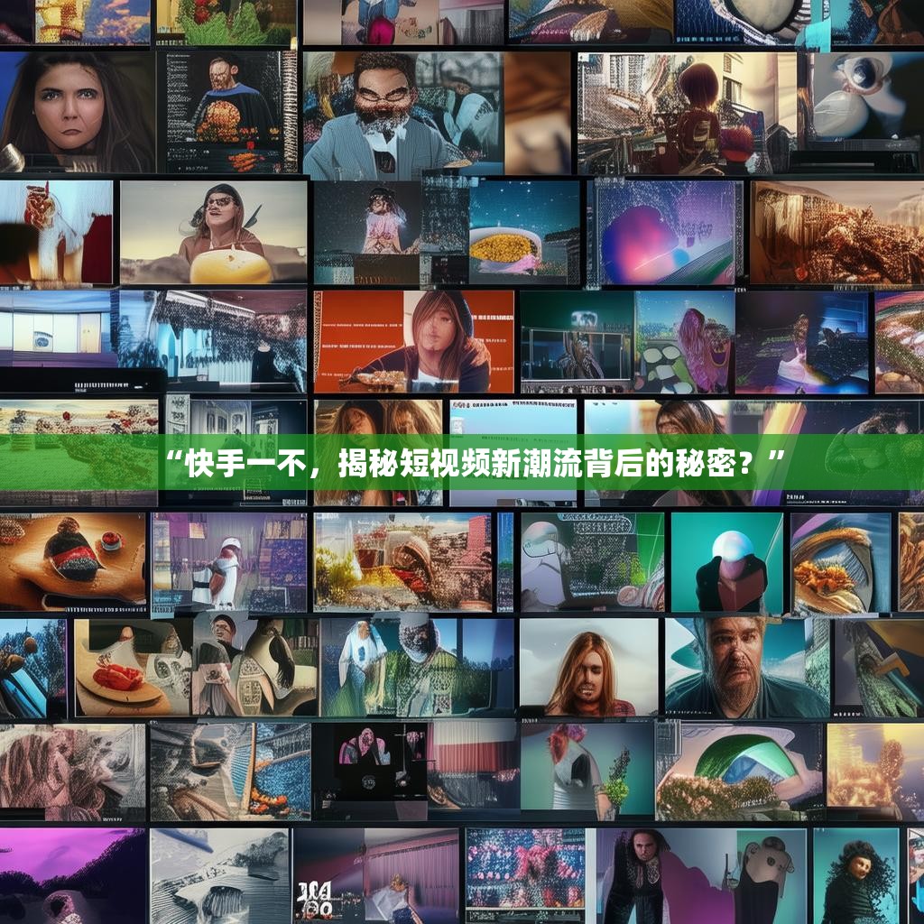 “快手一不,揭秘短视频新潮流背后的秘密?”