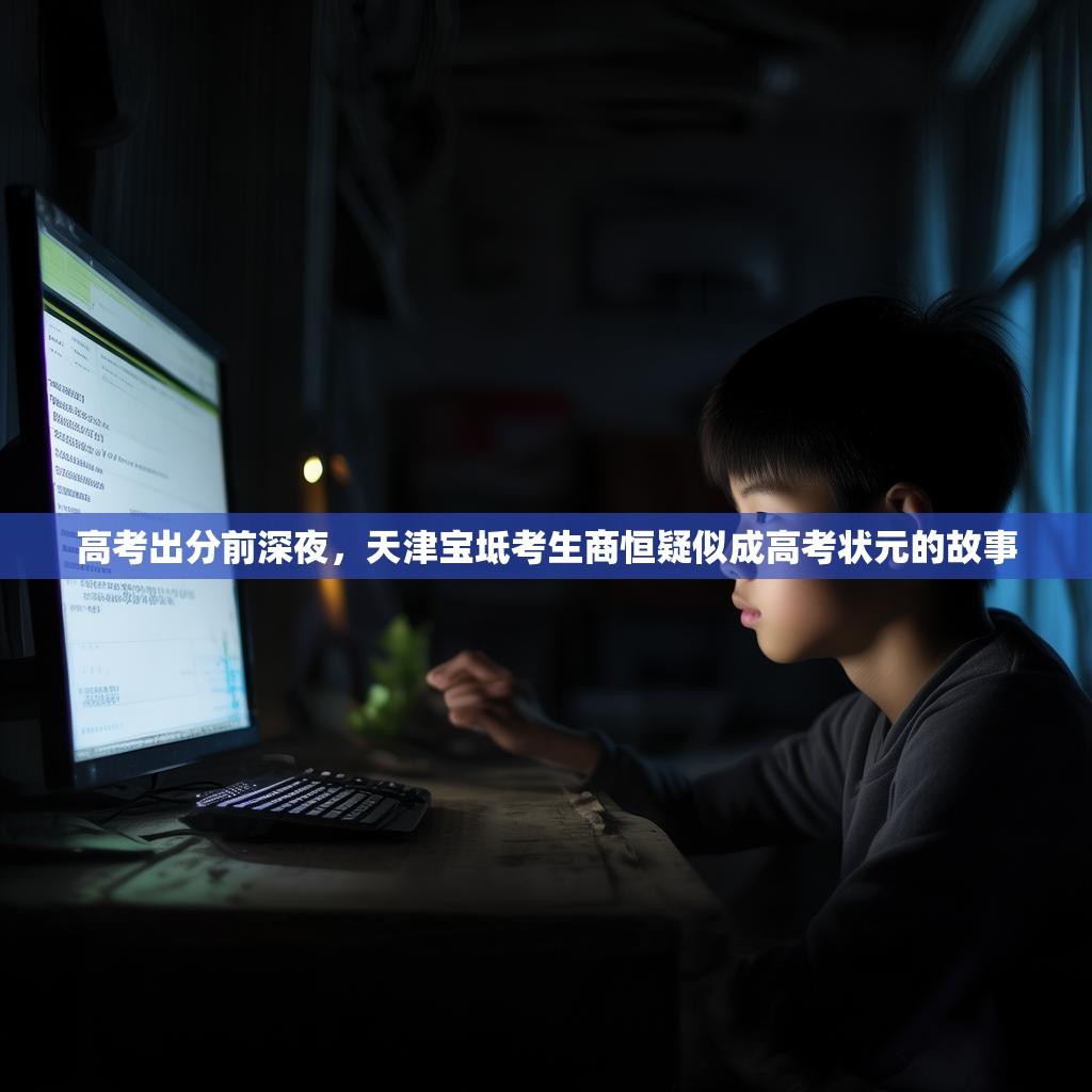 高考出分前深夜，天津宝坻考生商恒疑似成高考状元的故事