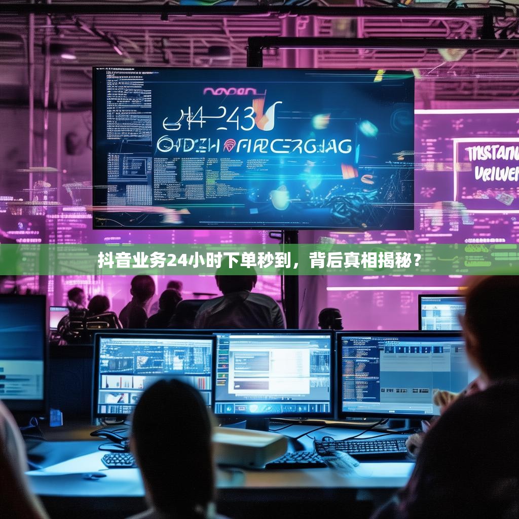 抖音业务24小时下单秒到，背后真相揭秘？