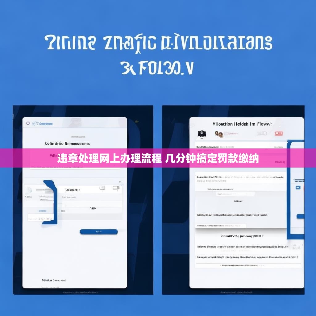 违章处理网上办理流程 几分钟搞定罚款缴纳