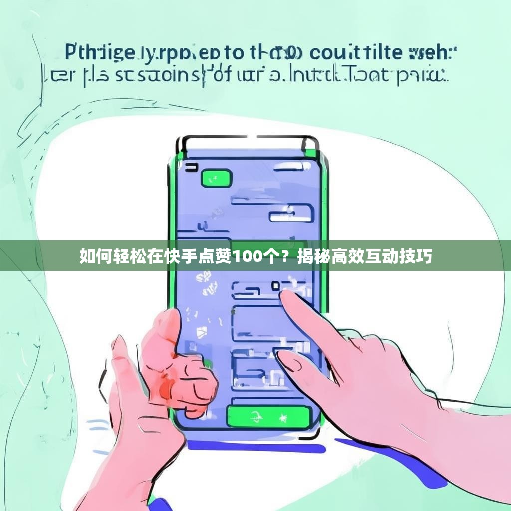 如何轻松在快手点赞100个？揭秘高效互动技巧