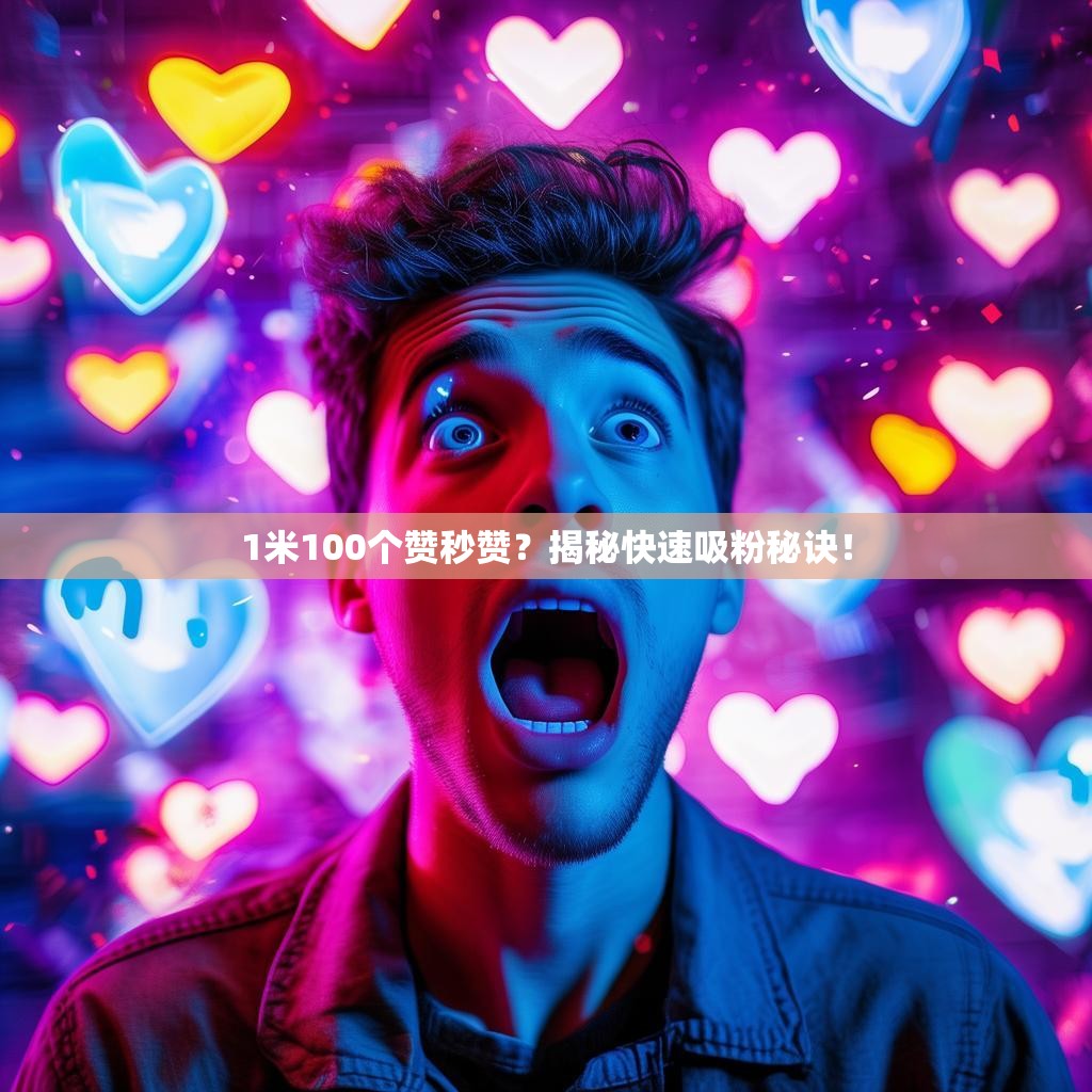 1米100个赞秒赞？揭秘快速吸粉秘诀！