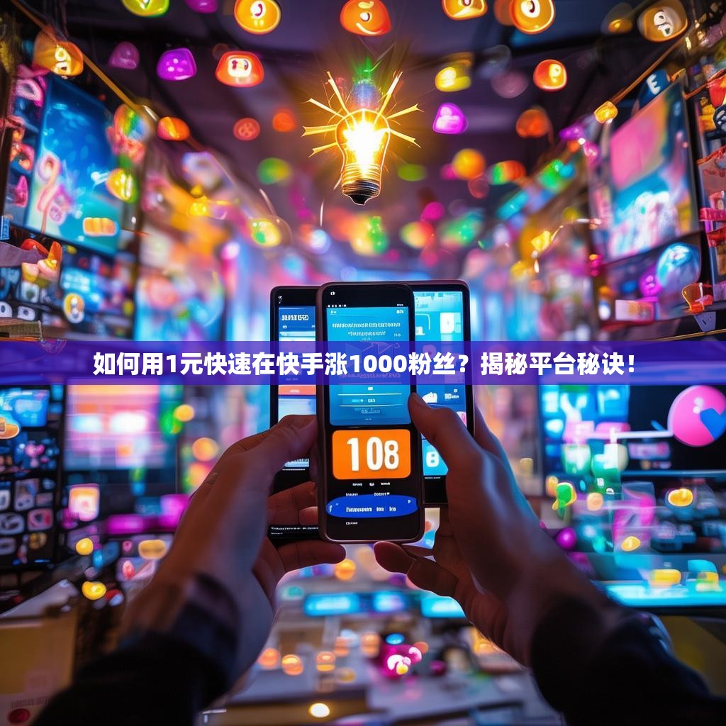 详细阅读:如何用1元快速在快手涨1000粉丝?揭秘平台秘诀! 如何用1元快速在快手涨1000粉丝?揭秘平台秘诀!