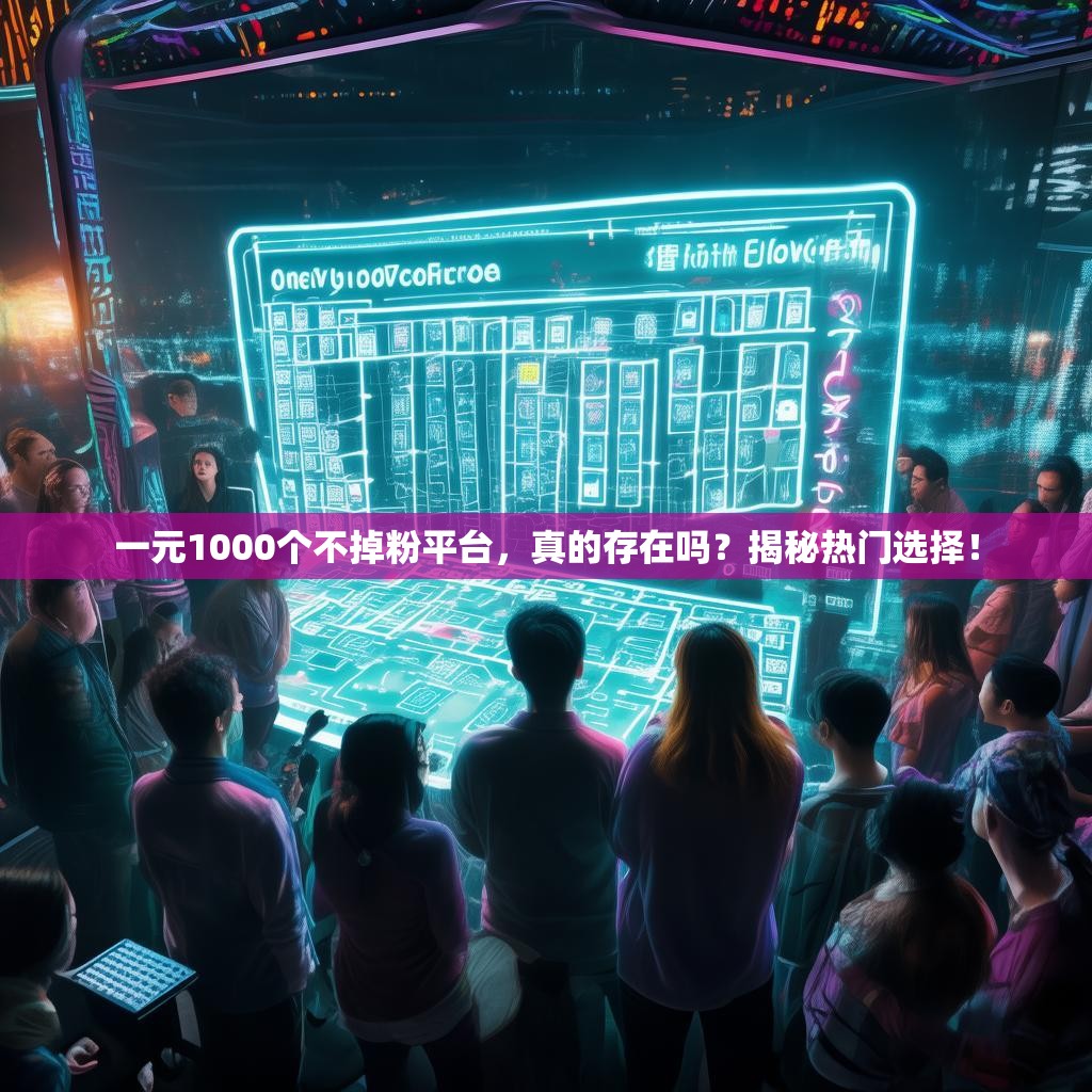一元1000个不掉粉平台,真的存在吗?揭秘热门选择!