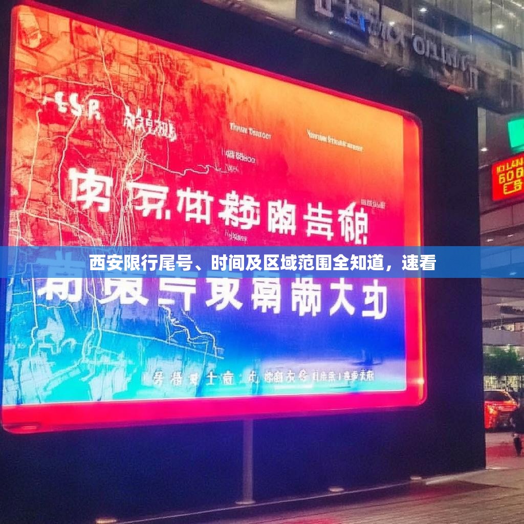 西安限行尾号、时间及区域范围全知道,速看