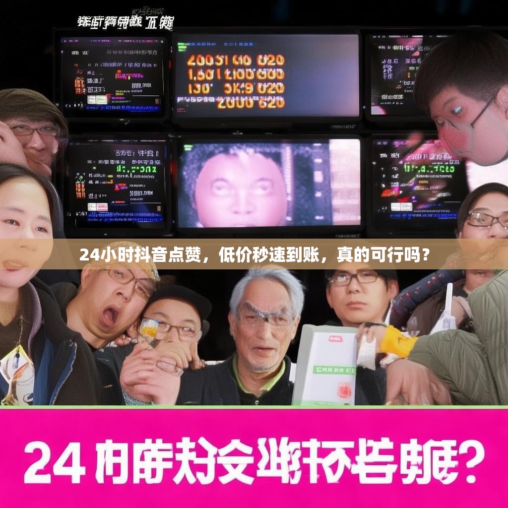 24小时抖音点赞,低价秒速到账,真的可行吗?