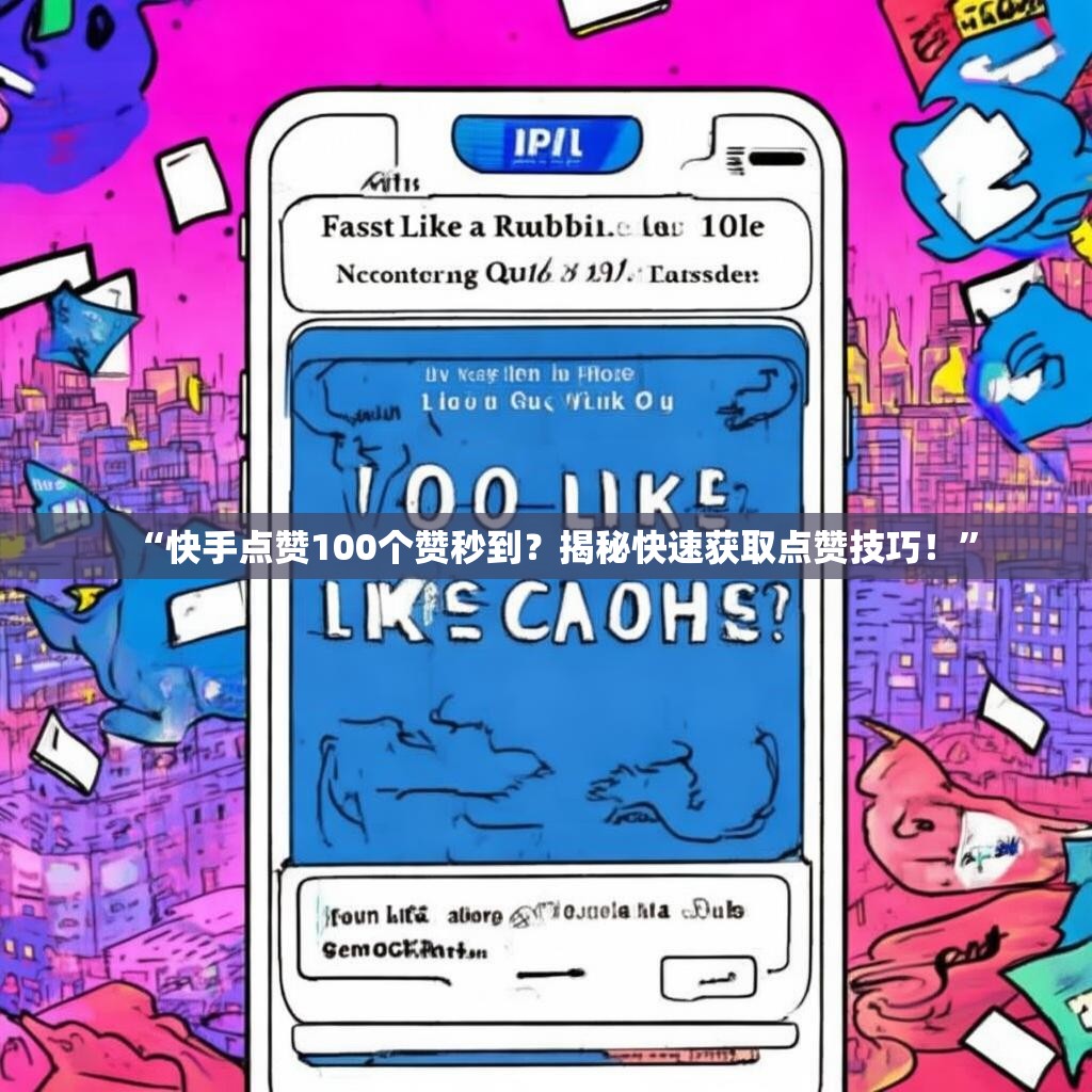 “快手点赞100个赞秒到？揭秘快速获取点赞技巧！”