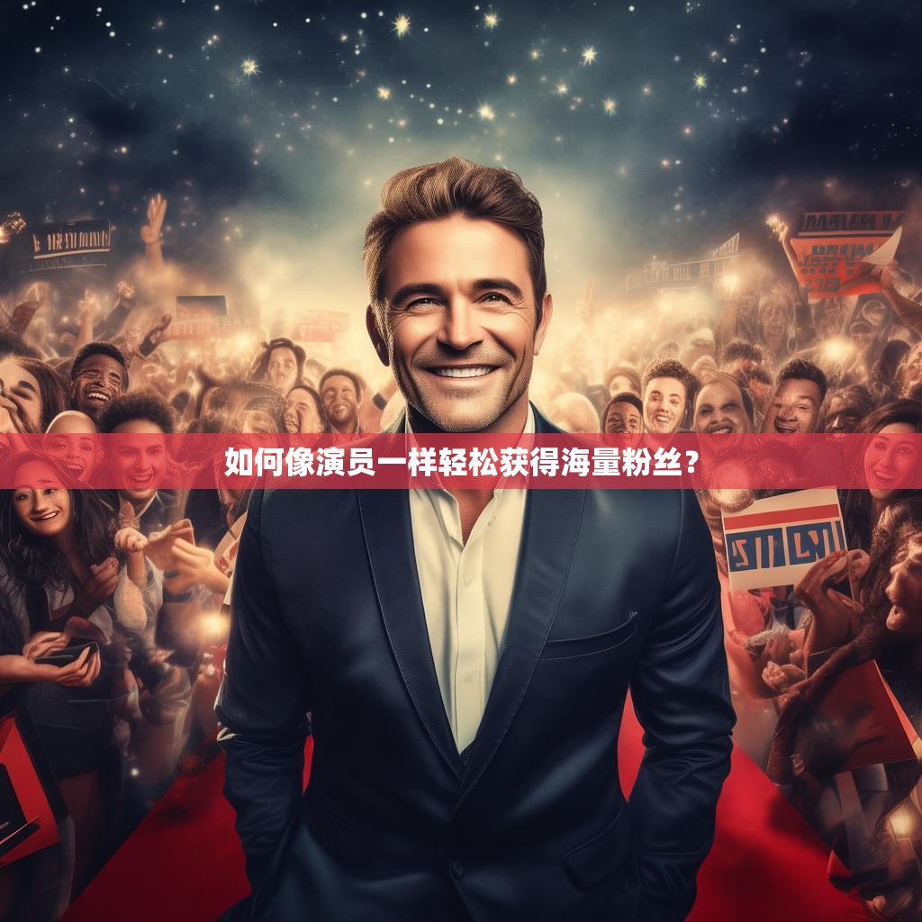 如何像演员一样轻松获得海量粉丝？