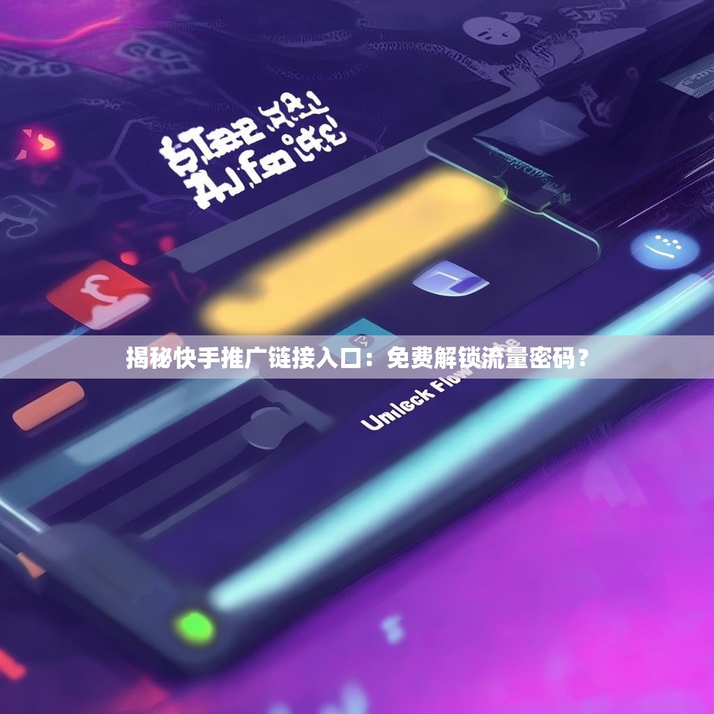 揭秘快手推广链接入口：免费解锁流量密码？