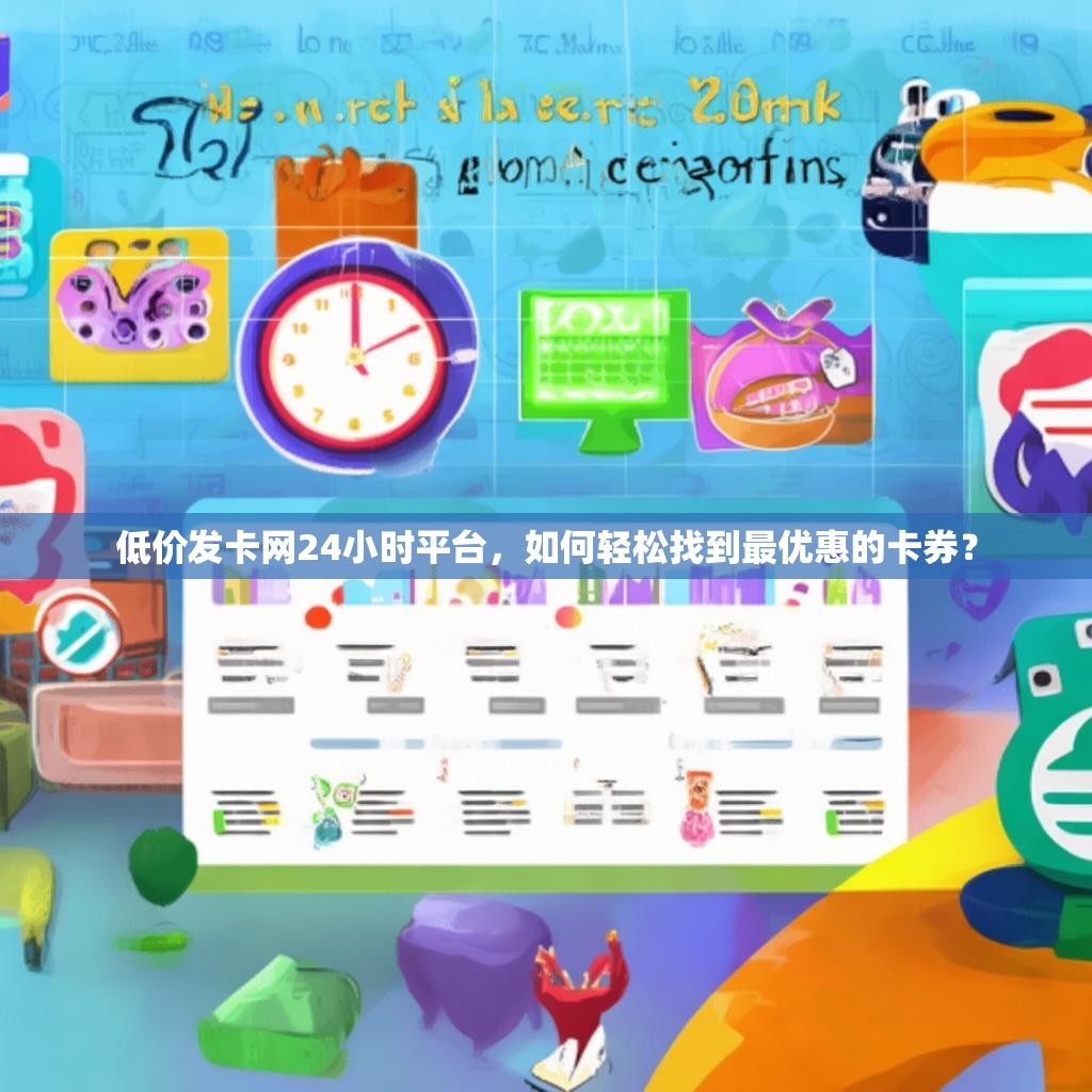 低价发卡网24小时平台,如何轻松找到最优惠的卡券?