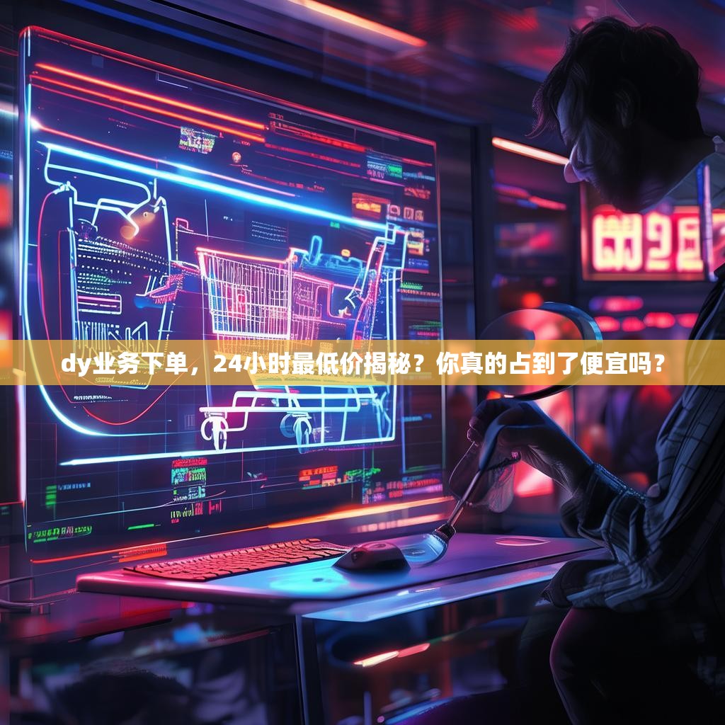 dy业务下单,24小时最低价揭秘?你真的占到了便宜吗?