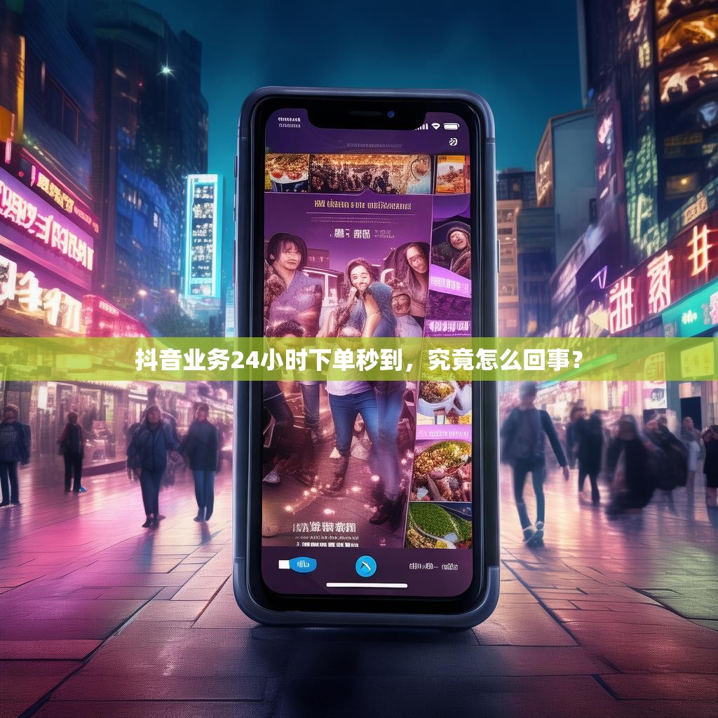 抖音业务24小时下单秒到，究竟怎么回事？