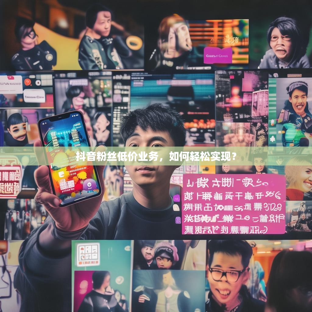 抖音粉丝低价业务,如何轻松实现?