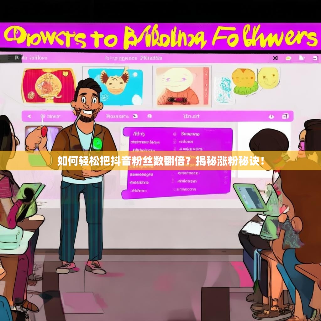 如何轻松把抖音粉丝数翻倍?揭秘涨粉秘诀!