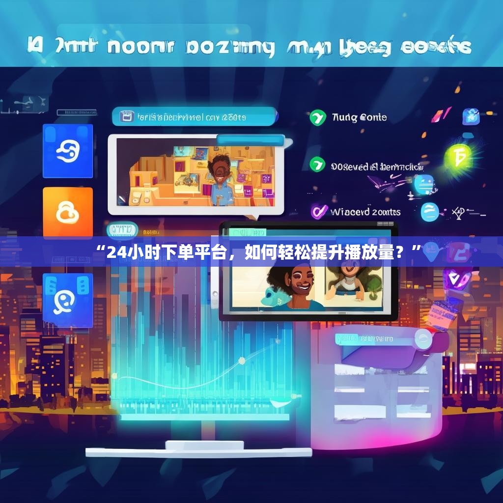 “24小时下单平台，如何轻松提升播放量？”
