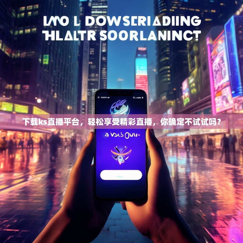 下载ks直播平台，轻松享受精彩直播，你确定不试试吗？