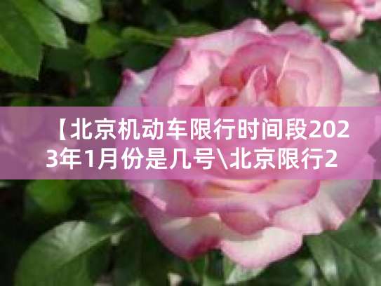 元旦后北京机动车限行尾号将轮换，外地车进京证有要求